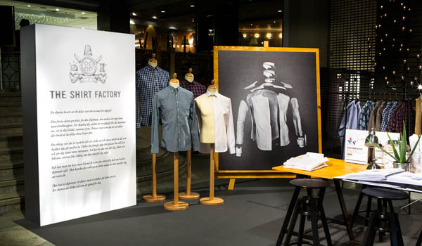 The Shirt Factory - Launch of the new identity at NK