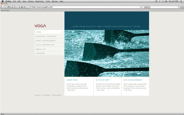 VOGA Website by Roger Oddone