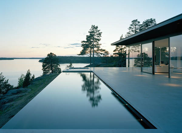 Överby - summer house - pool and landscape