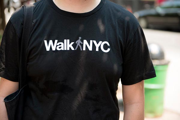 WalkNYC Wayfinding System - T-Shirt from