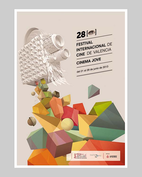 28th Cinema Jove Film Fest - Event Poster Design by Casmic Lab