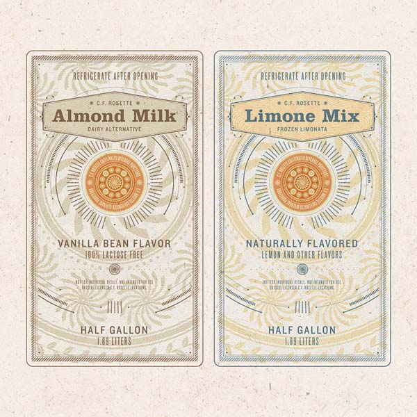 Almond Milk and Limone Mix Design by Alex Varanese