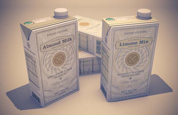 Almond Milk and Limone Mix Packaging Design by Alex Varanese