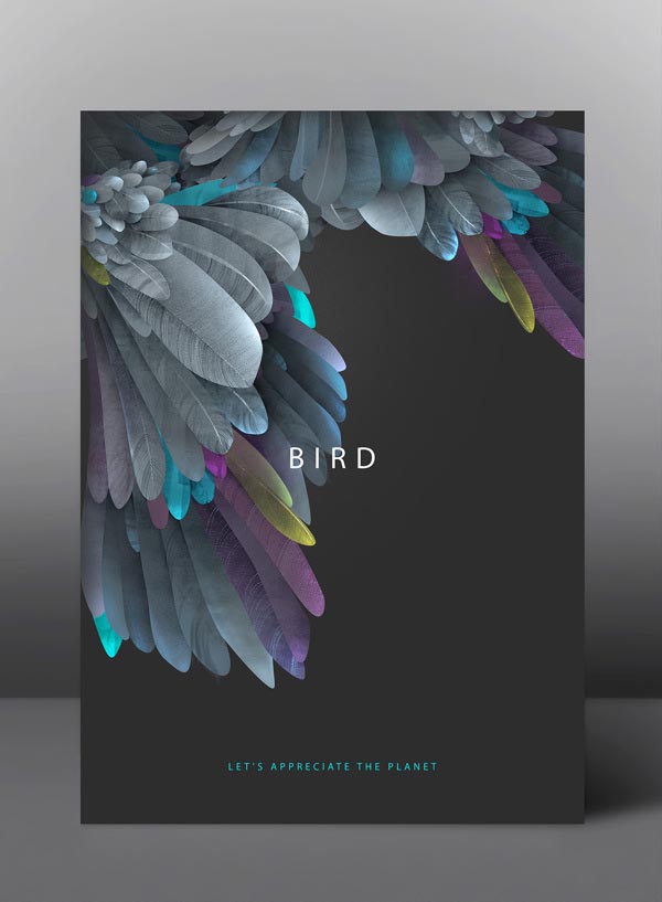 Bird - Let's appreciate the planet - Graphic Poster Series by jDstyle