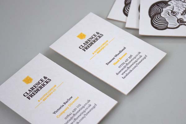 Clarence & Fredericks - Business Cards by Fieldwork