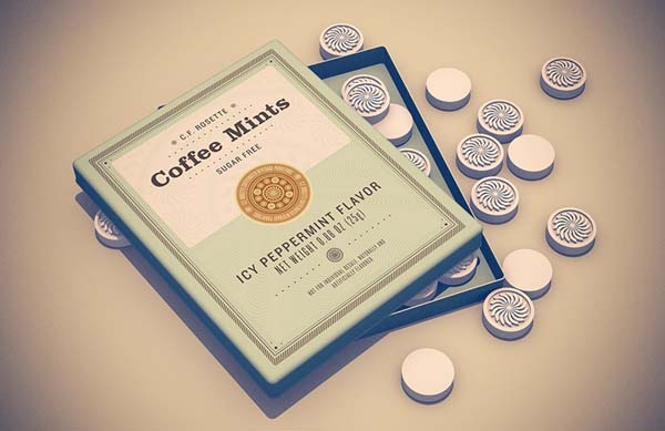 Coffee Mints Packaging Design by Alex Varanese