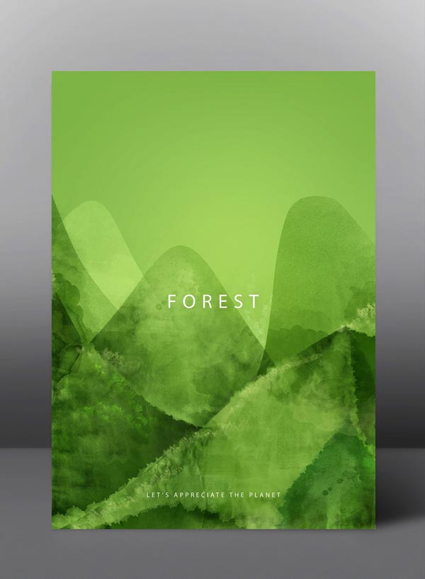 Forest - Let's appreciate the planet - Graphic Poster Series by jDstyle