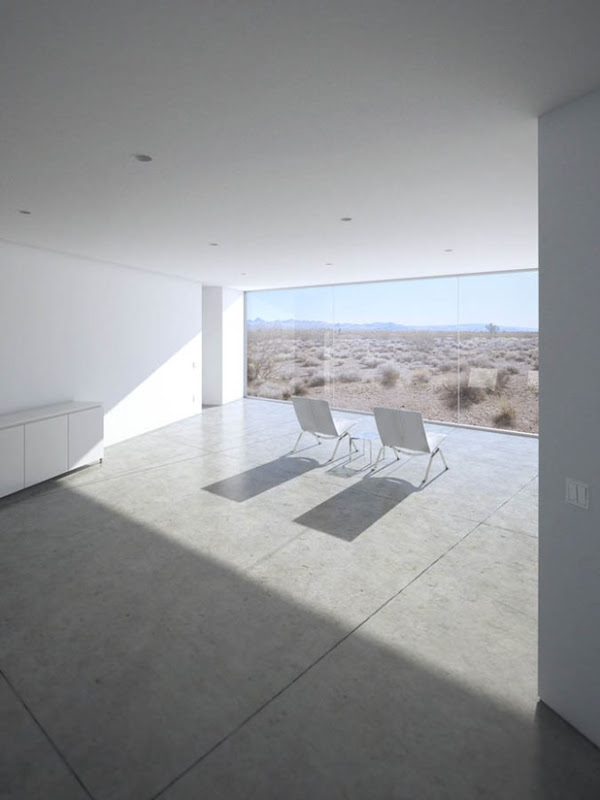 Inside the Four Eyes House in Coachella Valley, California by Edward Ogosta Architecture