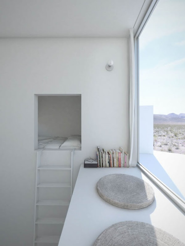 Inside the Four Eyes House in Coachella Valley, California by Edward Ogosta Architecture