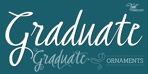 Graduate Typeface and Ornaments