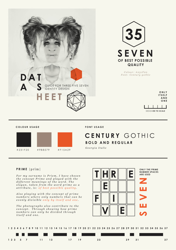 Graphic Design Self Promotion Poster by Wanda Priem