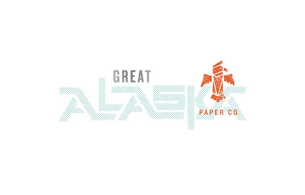 Great Alaska Paper Co. Logo Design by Fred Carriedo