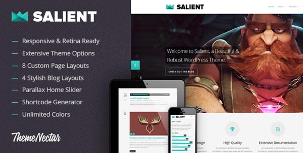 Salient - WordPress Theme by ThemeNectar