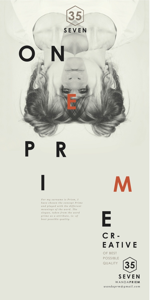 Self Promotion Poster by Wanda Priem