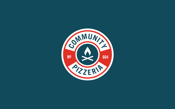 Community Pizzeria - Logo Design by Foundry Co.