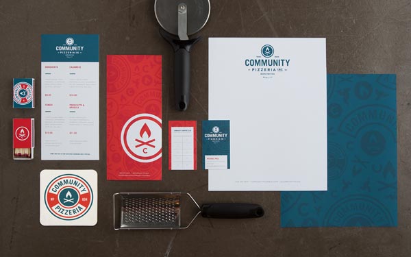 Community Pizzeria - Brand Identity by Foundry Co.