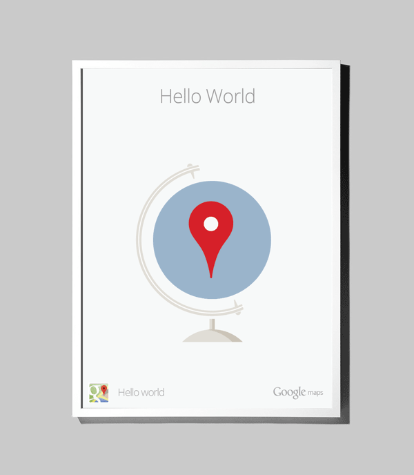 Google Maps - Hello World illustration