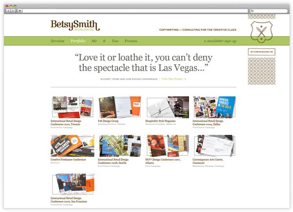 Betsy Smith Worldwide - Website Design by Eight Hour Day