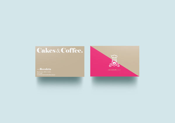 Cakes & Coffee Business Cards by Empatía ® Studio