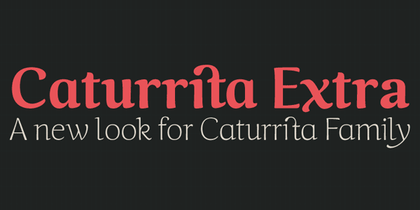 Caturrita Extra Font Family by Armasen