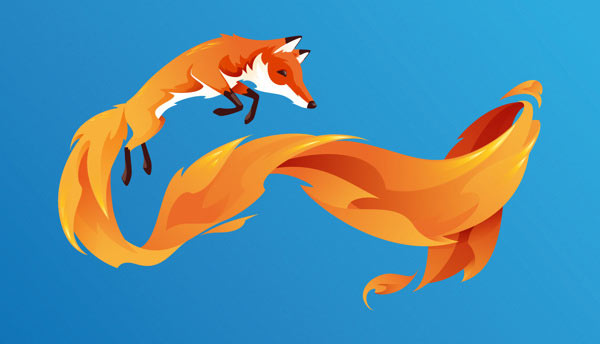 FireFox OS brand mascot - The Leap by Martijn Rijven