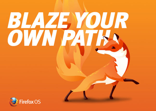 FireFox OS brand mascot artwork by Martijn Rijven