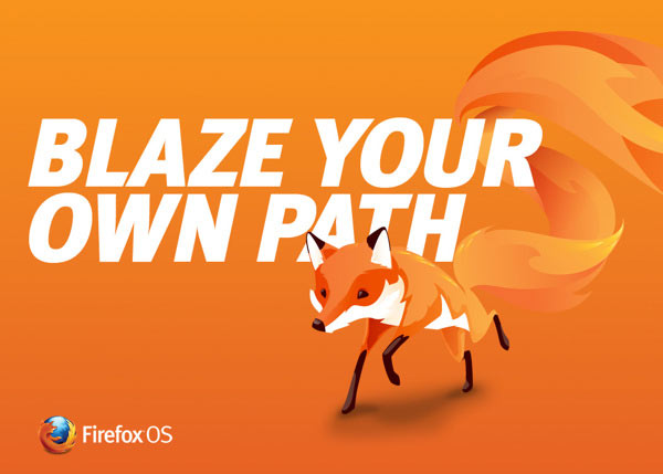 FireFox OS brand mascot illustration by Martijn Rijven
