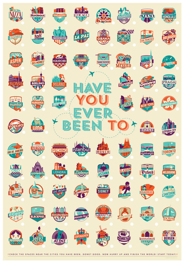 Have You Ever Been To - Poster Illustration by Federica Bonfanti