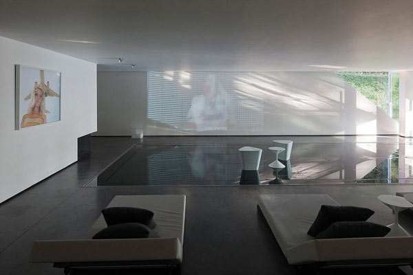 Indoor Pool Area of the GENETS 3 House in Belgium by AABE