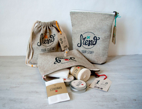 Mend Branding and Packaging Project by Katie Tonkovich