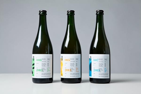 O/O Brewing - Bottles Design by Lundgren+Lindqvist