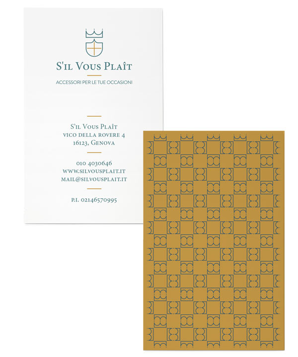 S'il Vous Plait Business Cards Design by Quattrolinee