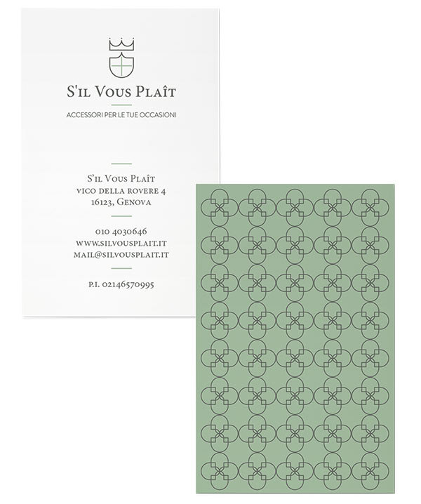 S'il Vous Plait Business Cards Design by Quattrolinee