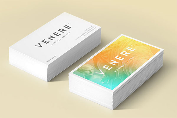 Venere® hostess agency - business Card Design by Attila Horvath