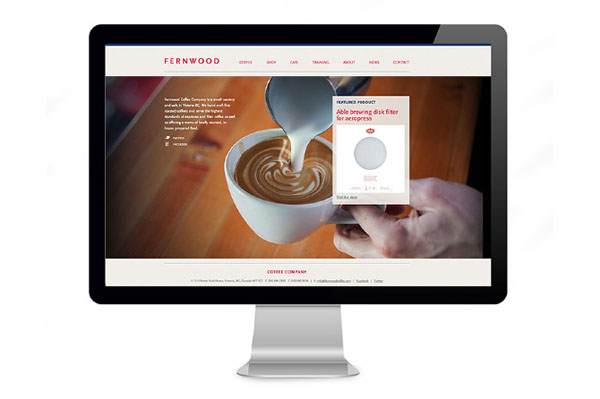 Website - Fernwood Coffee - Web Design by Glasfurd & Walker
