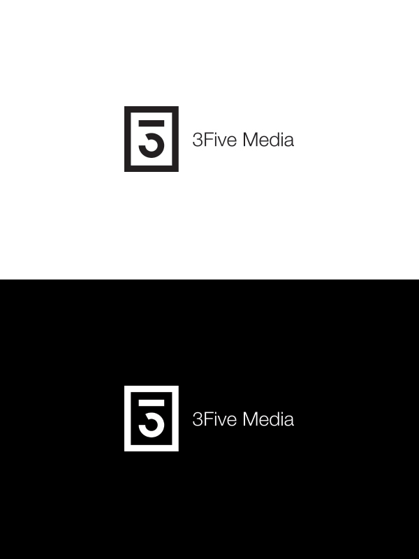 3Five Media Logo and Brand Design by Wiktor Malinowski