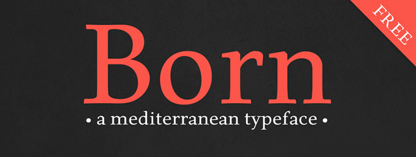 Born Typeface - Free Download