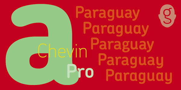 Chevin Pro - Contemporary Rounded Font Family by G-Type