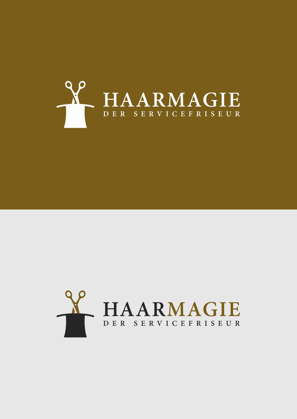 HAARMAGIE Logo and Brand Design by Pixelinme