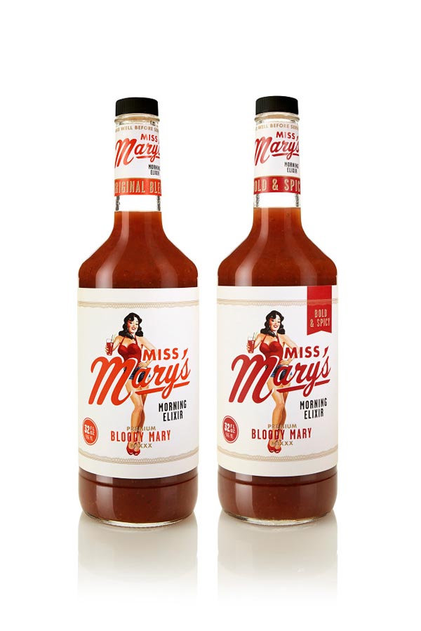 Miss Mary's Morning Elixir - Bottle Packaging Design by Brandon Van Liere