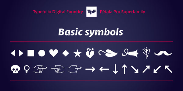 Pétala Pro - Basic Symbols