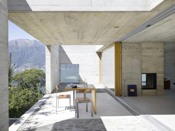 Swiss Concrete House by Wespi de Meuron Romeo Architetti