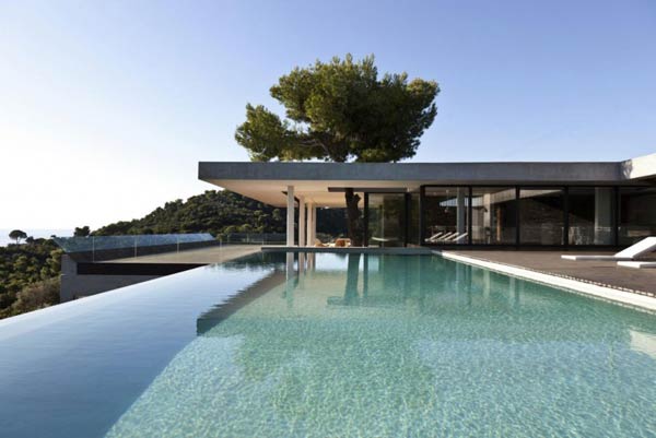 Endless Pool of the Plane House by K Studio