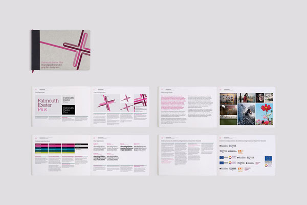 Falmouth Exeter Plus - brand identity and guidelines by Believe in