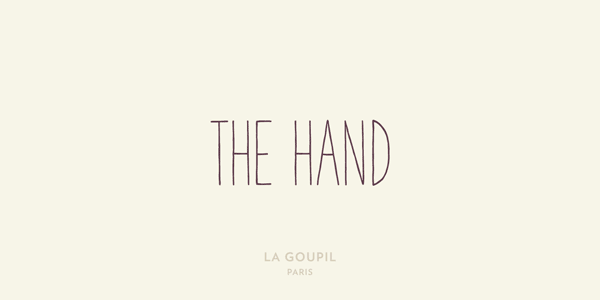 The Hand - Handwritten Font Family by La Goupil