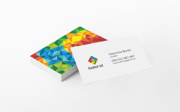 Tsukor 3D Business Cards by Happy Design