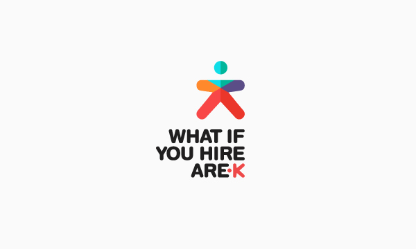 What if you hire Arek - Logo by Dora Klimczyk