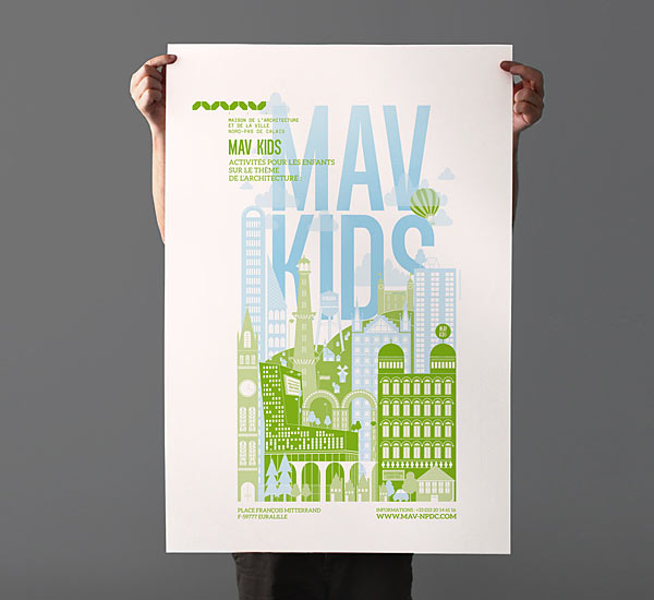 MAV KIDS - Poster Design by Les produits de l'épicerie