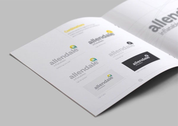 Allendale Inflatables - Branding Guide by Alex Pabian