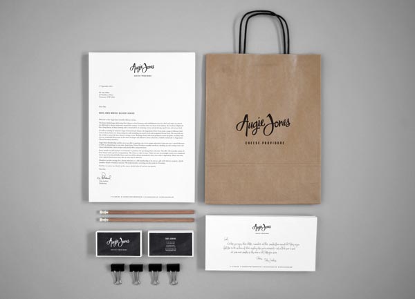 Augie Jones Branding Material by Mijan Patterson